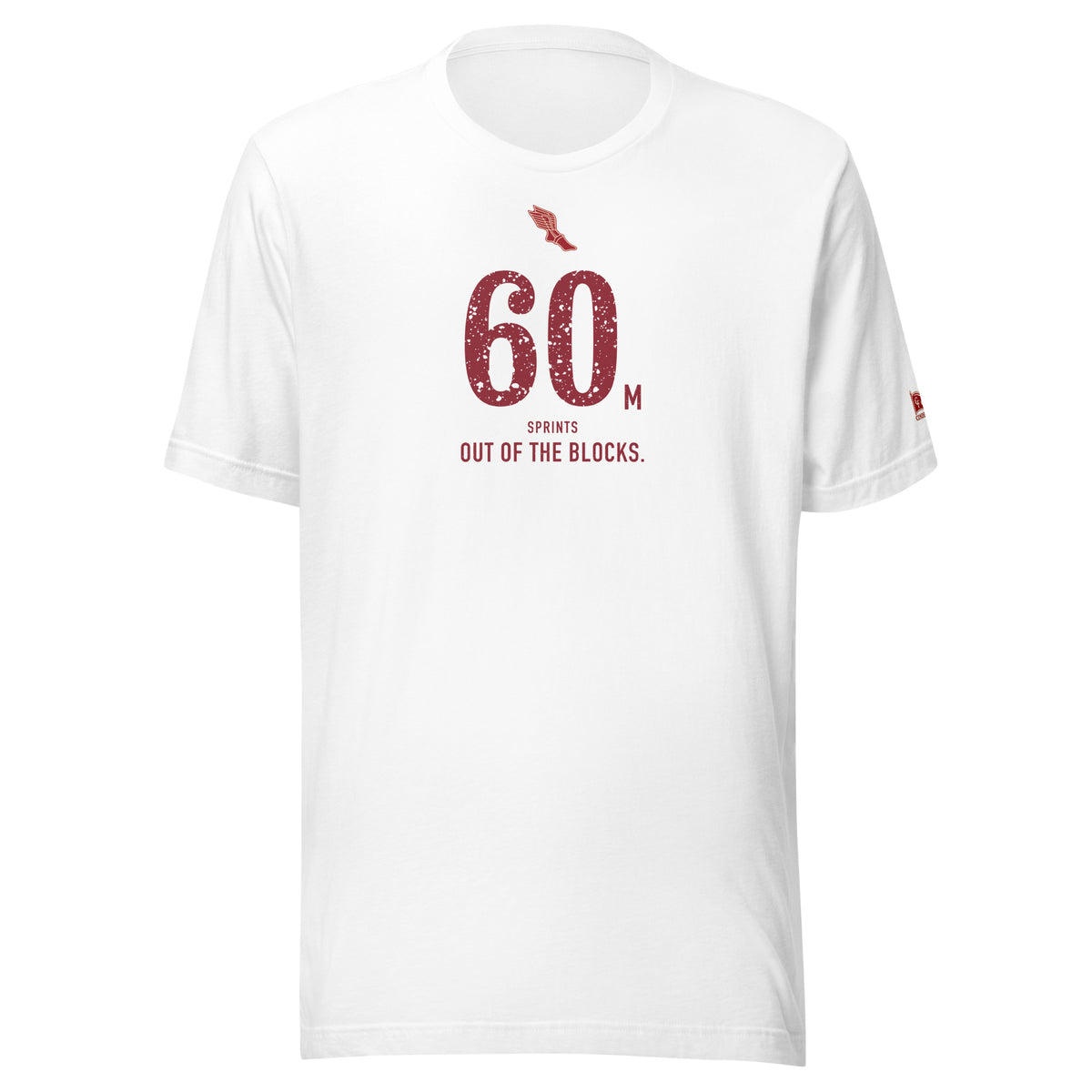 60 m HURDLES, Off the Fifth. Go.: White tee, front