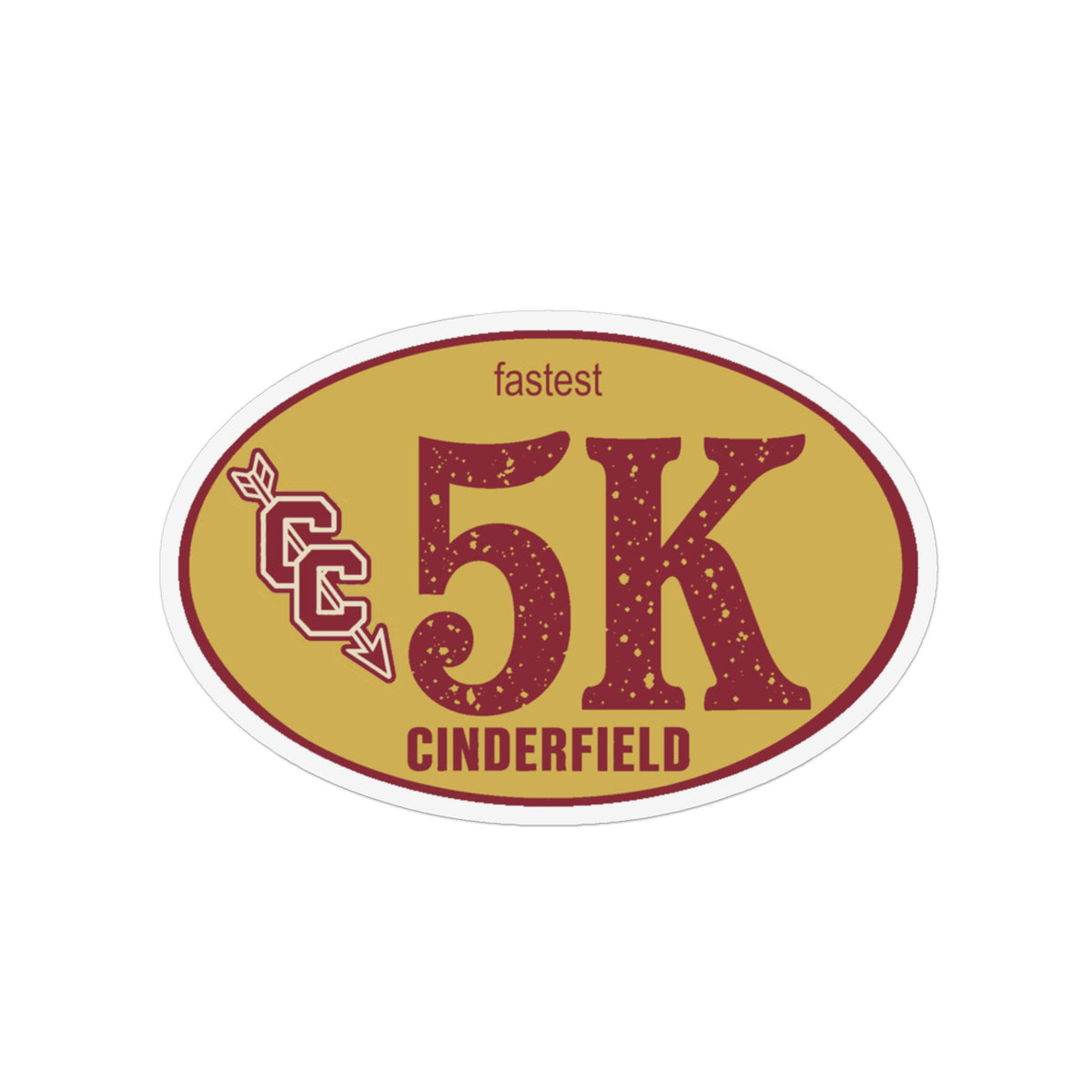 5K Gold Age Grade Magnet