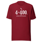 4 × 400 m RELAY, Anyone Seen Our Anchor: Cardinal tee, front