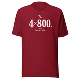 4 × 800 m RELAY, Two Laps Each: Cardinal tee, front