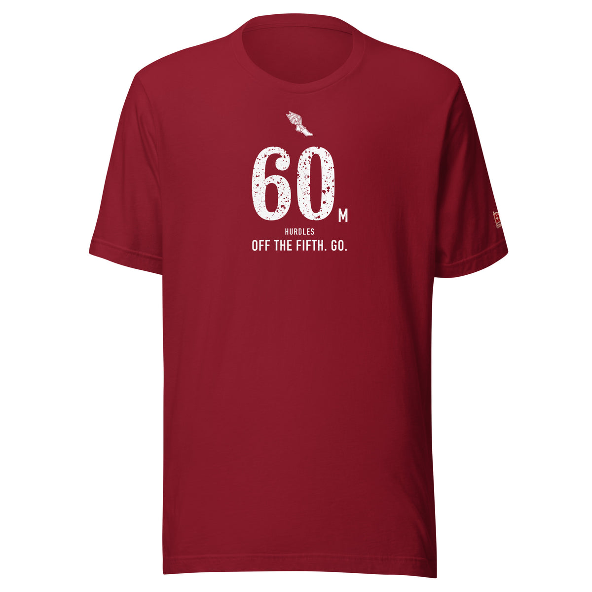 60 m HURDLES, Off the Fifth. Go.: Cardinal tee, front