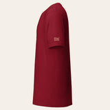 60 m, Out of the Blocks: Cardinal tee, left sleeve