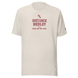 DISTANCE MEDLEY RELAY, Three One Two Four: Heather Dust tee, front