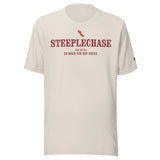 STEEPLECHASE, So Much for Dry Socks: Heather Dust tee, front
