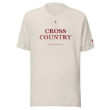 Cross Country Signature: Heather Dust tee, front