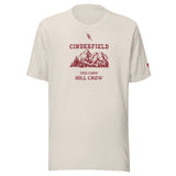 Cross Country Hill Crew: Heather Dust tee, front