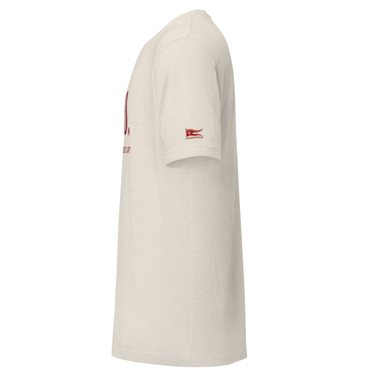 4 × 800 m RELAY, Two Laps Each: Heather Dust tee, left sleeve