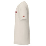 STEEPLECHASE, So Much for Dry Socks: Heather Dust tee, left sleeve