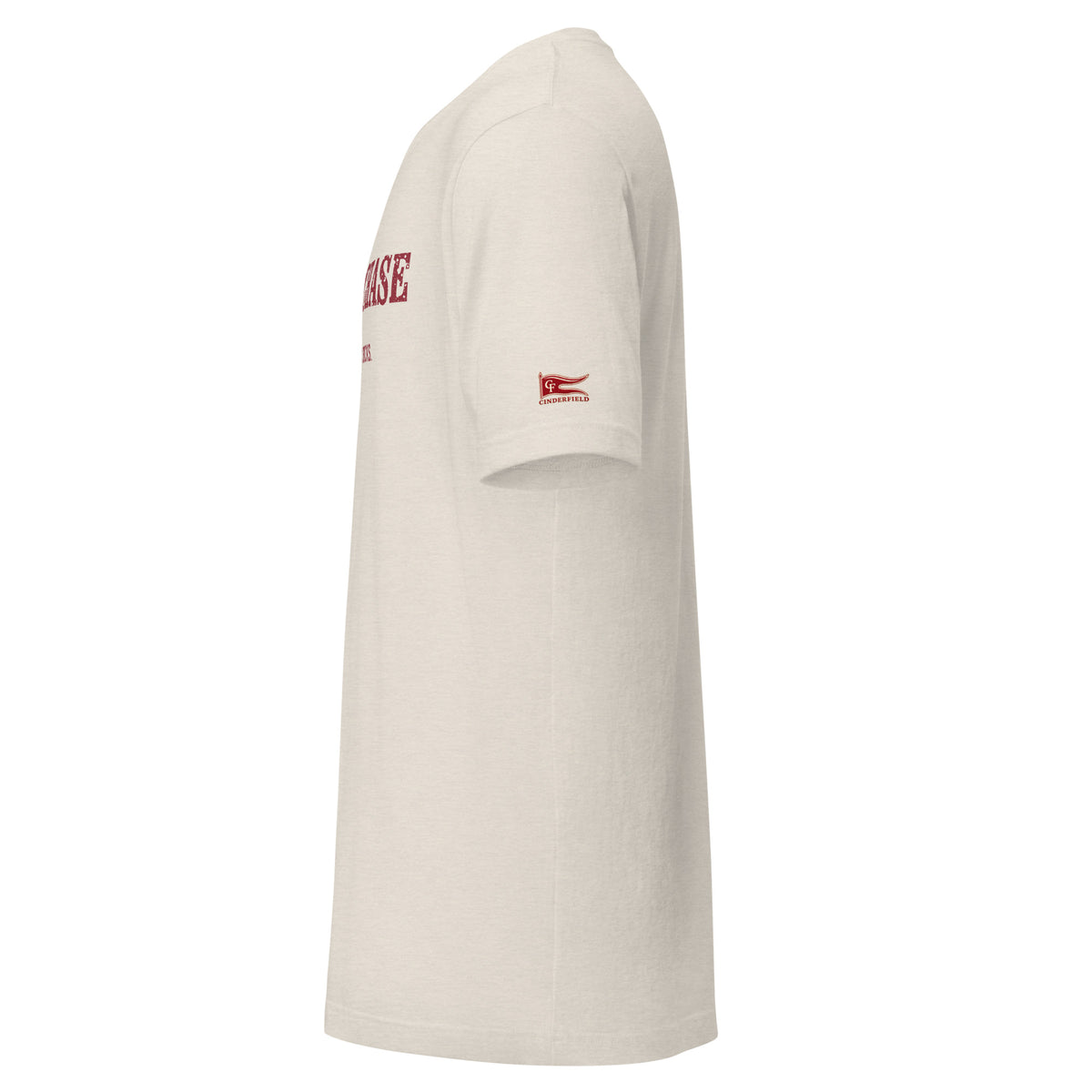 STEEPLECHASE, So Much for Dry Socks: Heather Dust tee, left sleeve
