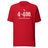 4 × 400 m RELAY, Anyone Seen Our Anchor: Red tee, front