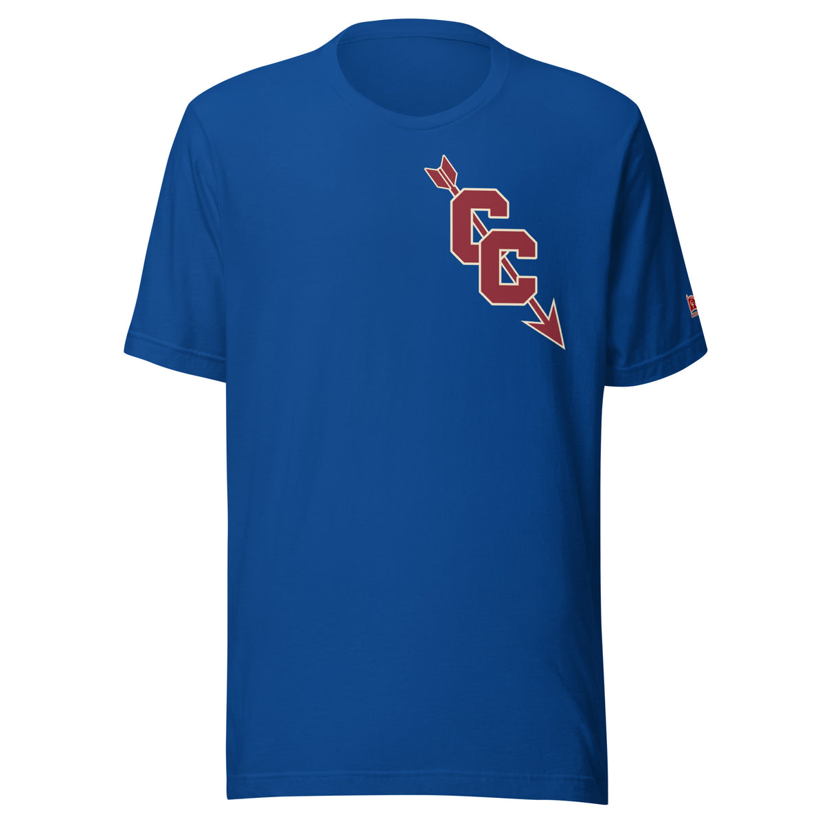 CROSS COUNTRY, Your Identity Remains: True Royal tee, front