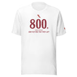 4 × 800 m RELAY, Two Laps Each: White tee, front