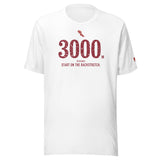 3000 m, Start on the Backstretch: White tee, front
