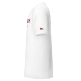 STEEPLECHASE, So Much for Dry Socks: White tee, left sleeve